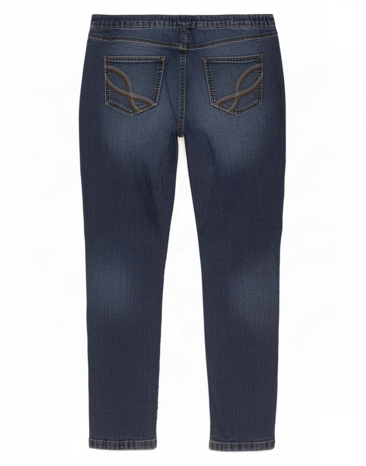 M&Co Dame Petite Jegging Jeans W32 L26 Blå