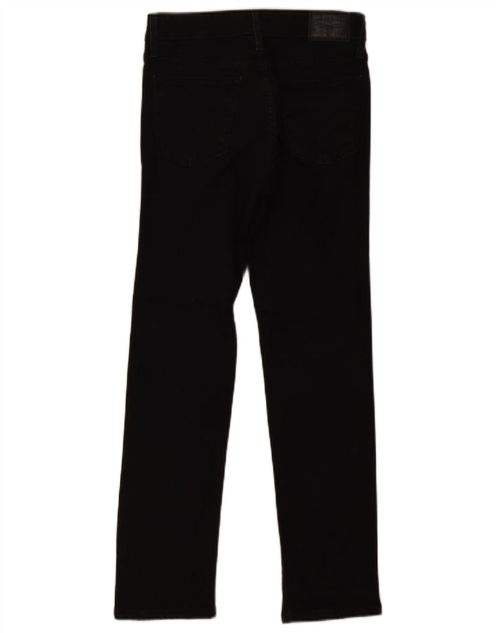Levi's Dame 712 Slim Jeans W27 L28 Sort Bomuld