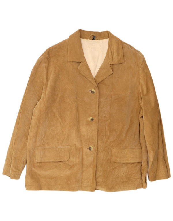 P.S. Company Dame ruskindsjakke UK 16 Large Brown Læder