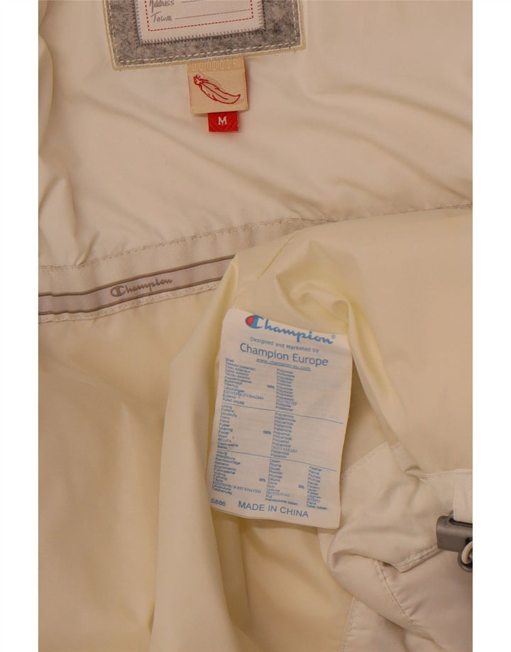 CHAMPION Polstret jakke til kvinder UK 14 Medium White Polyester