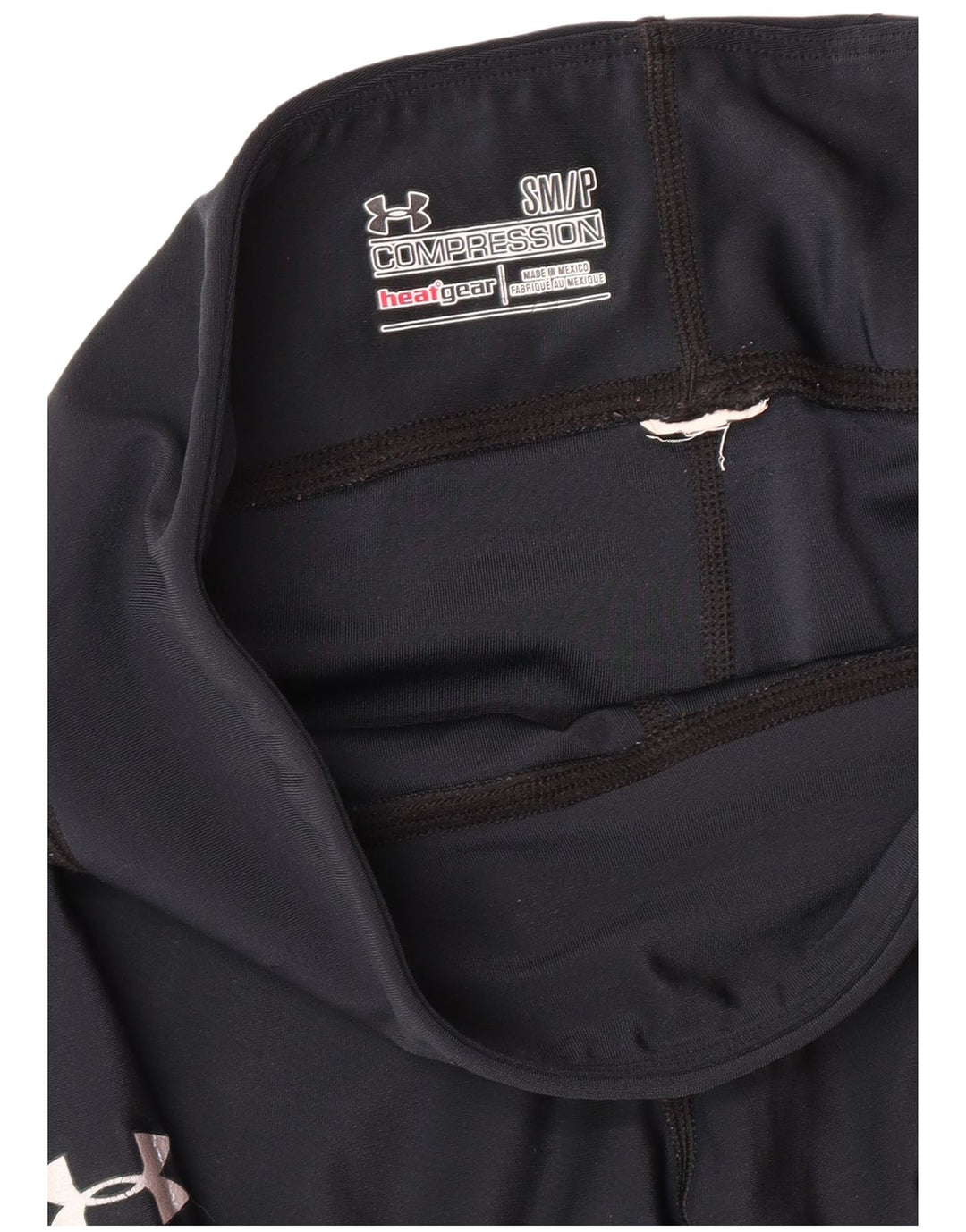 UNDER ARMOR Womens Heat Gear Capri Leggings UK 8 Small Navy Blue