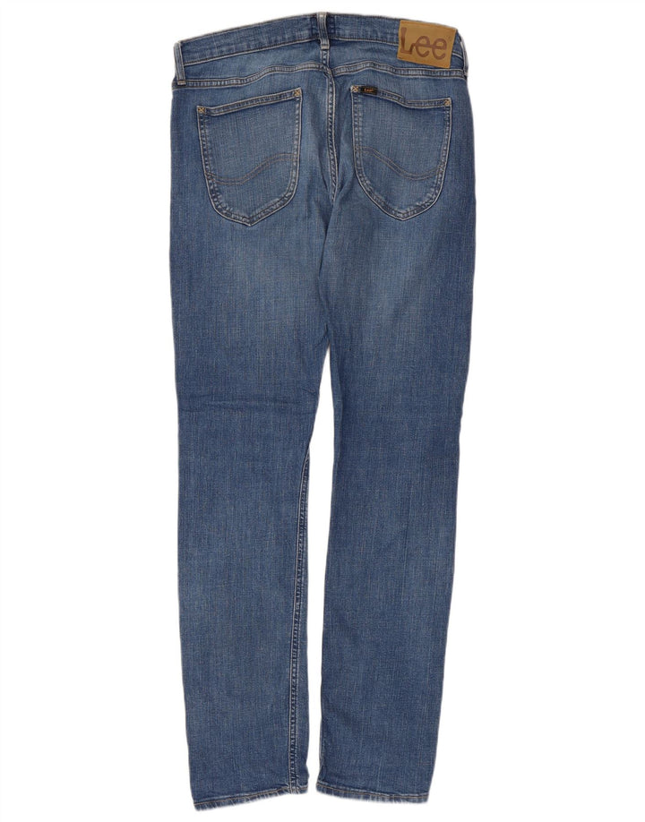 Lee Herre Luke Slim Jeans W30 L32 Blå Bomuld