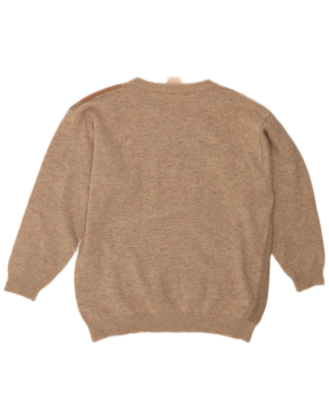YOUR SIXTH SENSE Womens Crew Neck Jumper Sweater UK 14 Medium Beige