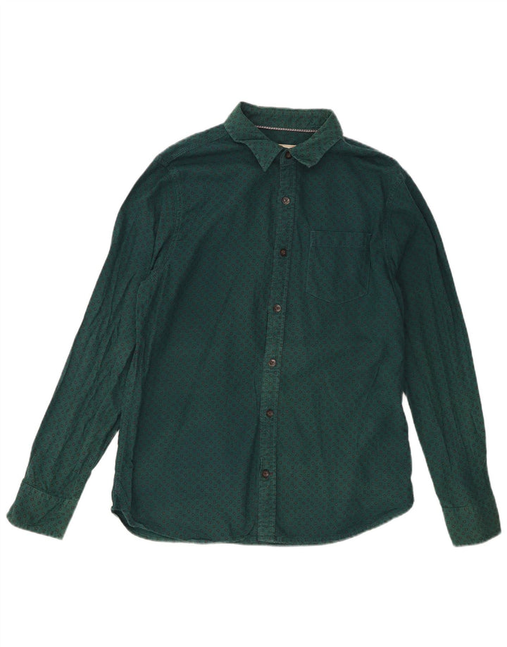 Fat Face Herreskjorte Medium Green Argyle/Diamond Cotton