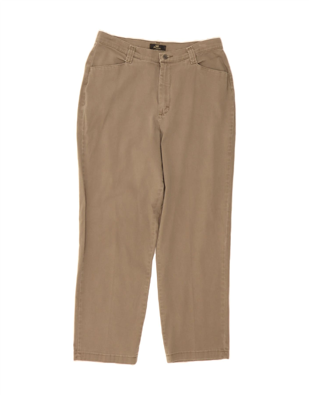 LEE Womens Khakis Tapered Casual Trousers W32 L28 Beige Vintage Lee and Second-Hand Lee from Messina Hembry 