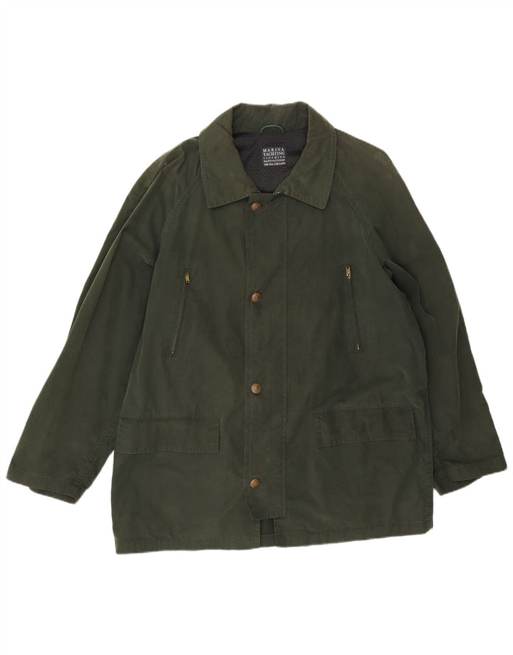 Marina Yachting Herre Utility Jacket IT 50 Large Green Cotton