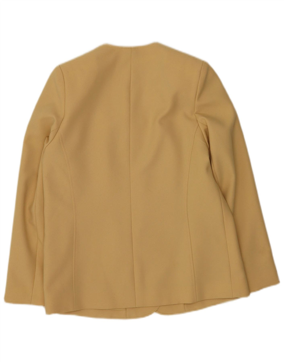 Eastex Dame 4 Button Blazer Jacket UK 14 Medium Beige Polyester