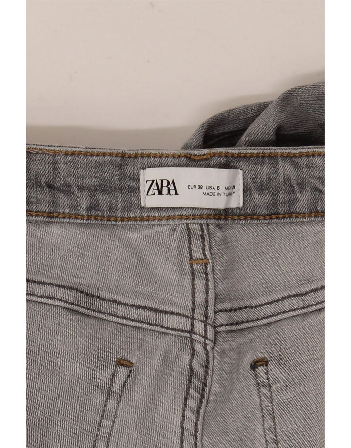 Zara Dame Distressed Skinny Jeans EU 38 Small W28 L28 Grå