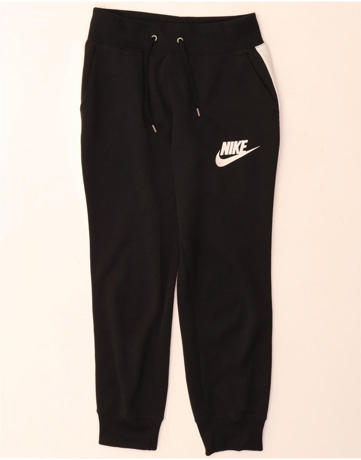 NIKE træningsdragt til kvinder Joggers UK 8 Small Black Colourblock