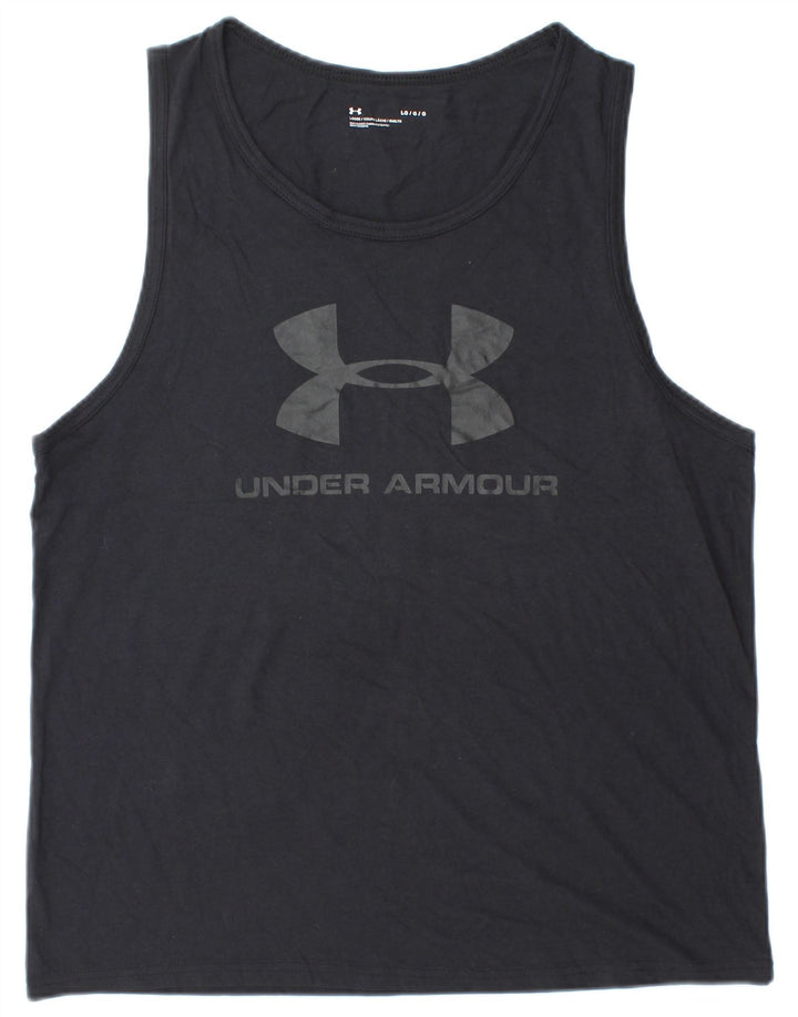 Under Armour Herre Grafisk Vest Top Stor Sort