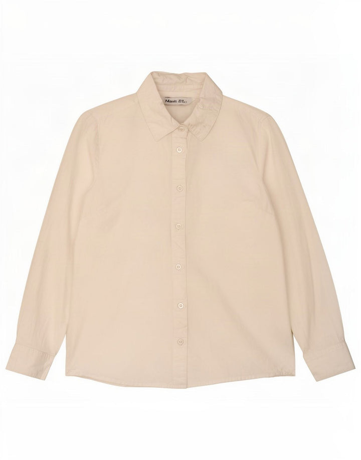 M&Co Dameskjorte UK 12 Medium Hvid Bomuld