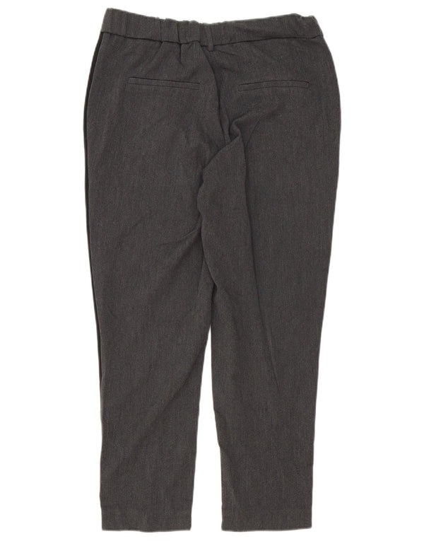 Zara Trafaluc cropped bukser til kvinder Small W26 L25 Grå Colourblock