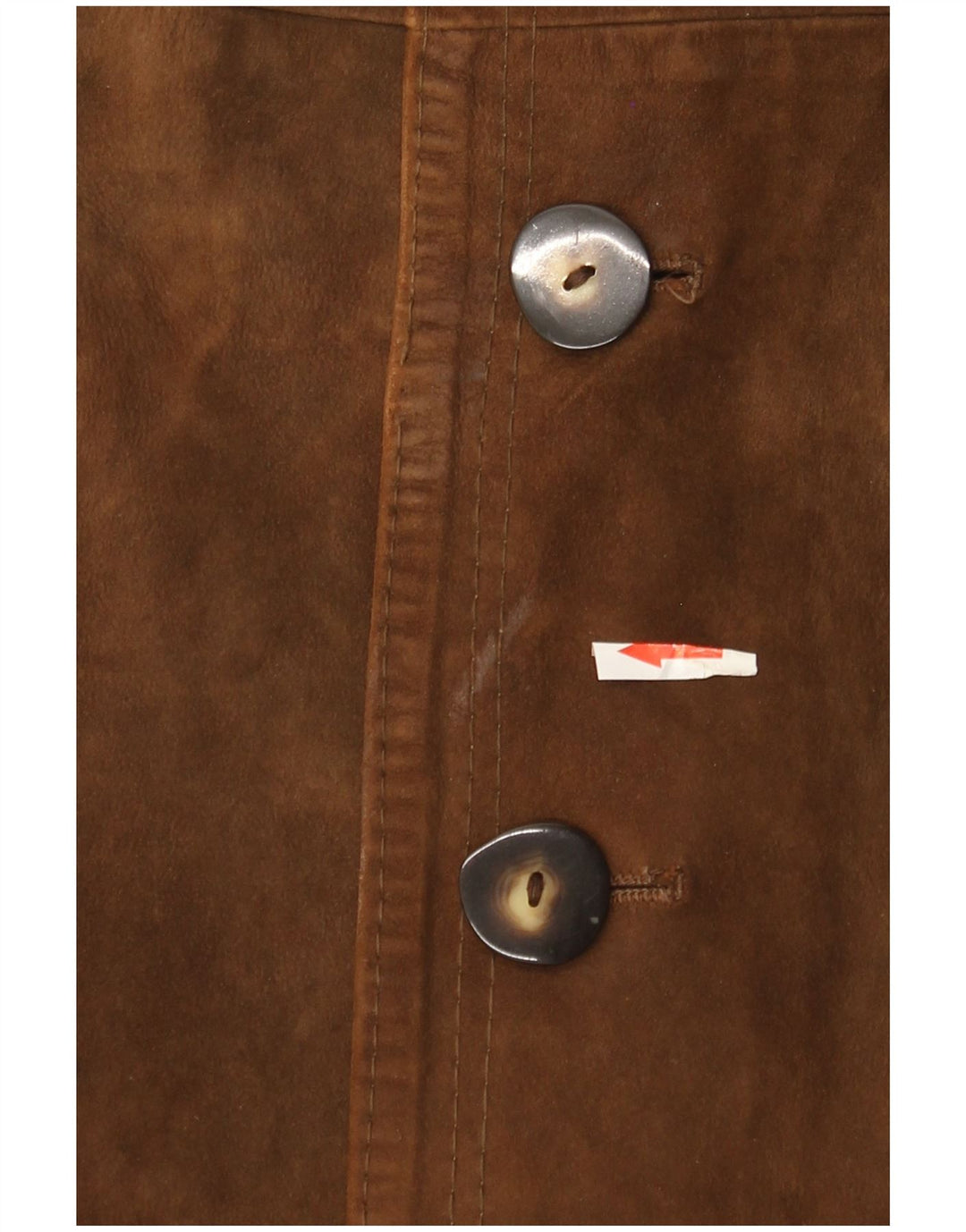 Vintage herre ruskind trenchcoat UK 36 lille brun