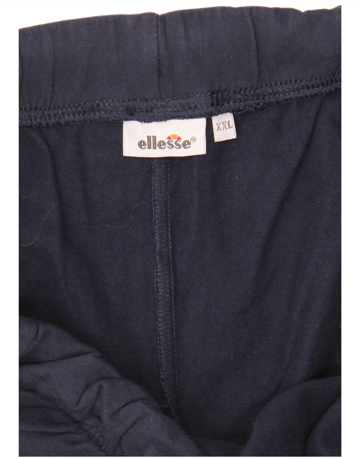 ELLESSE Mens Tracksuit Trousers 2XL Navy Blue