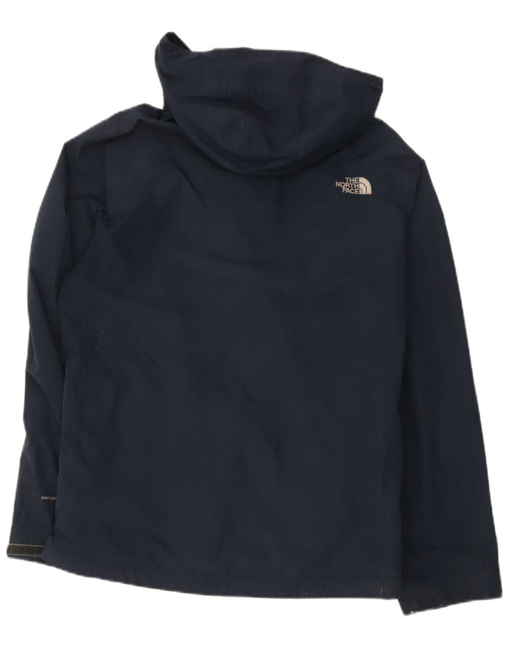 The North Face Regnjakke med hætte til mænd UK 40 Large Navy Blue Polyester