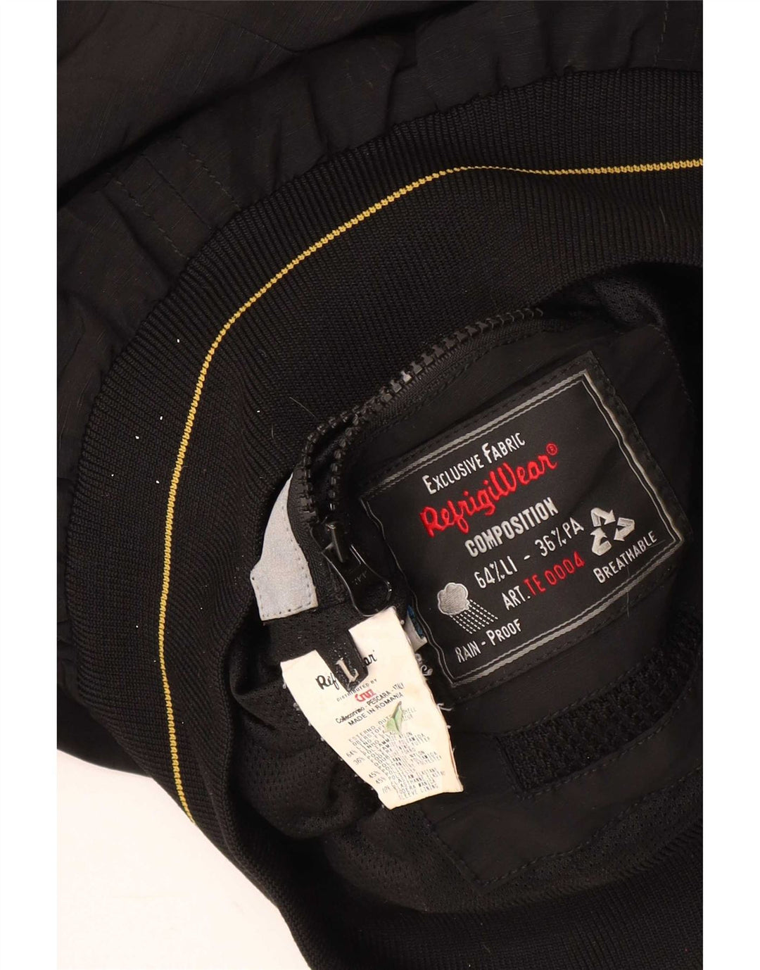 Refrigiwear Womens Cruz Bomber Jacket Large Black Bomuld