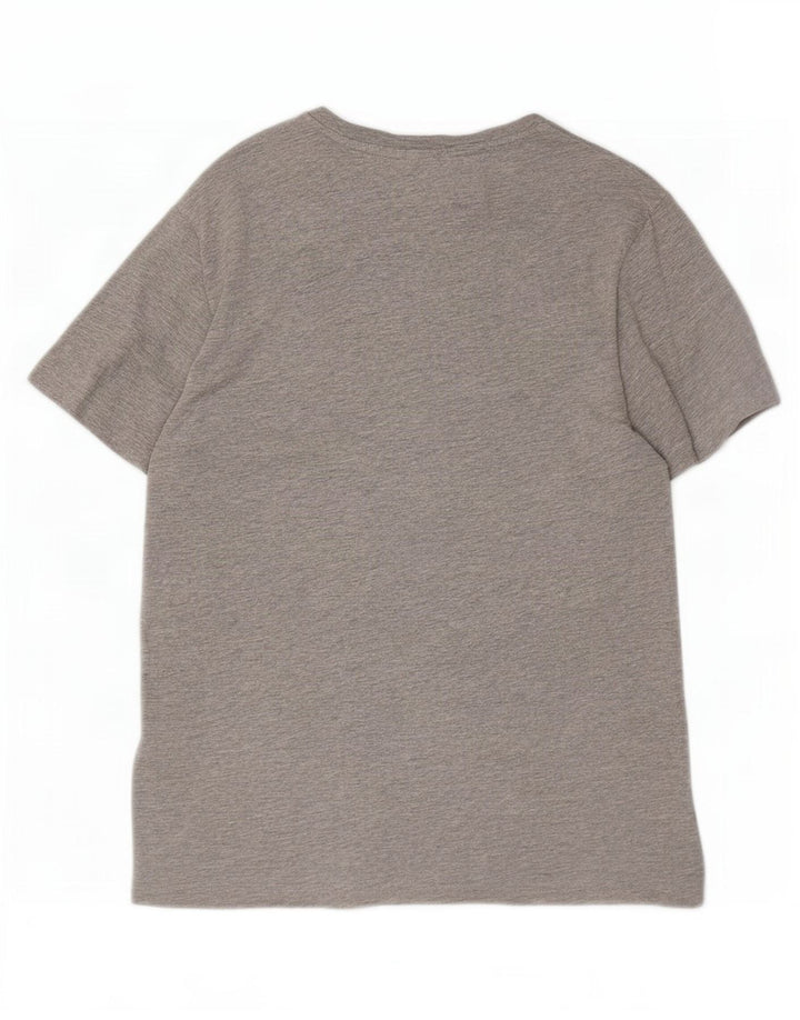 Champion Herre grafisk T-shirt Top Medium Grå Flecked