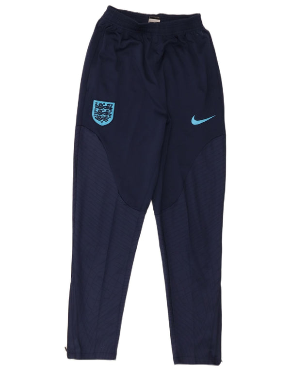 Nike Herre Englands fodboldlandshold Træningsdragt Bukser Small Navy Blue