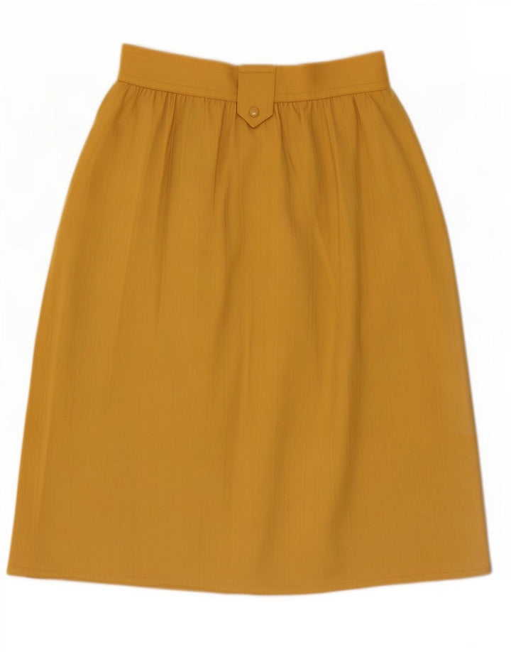 Vintage A-line nederdel til kvinder, lille W26 gul