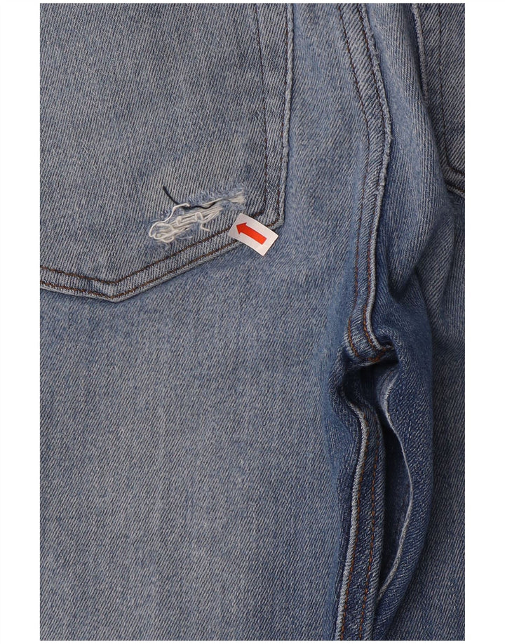 Diesel Herre Distressed Slim Jeans W32 L32 Blå Bomuld