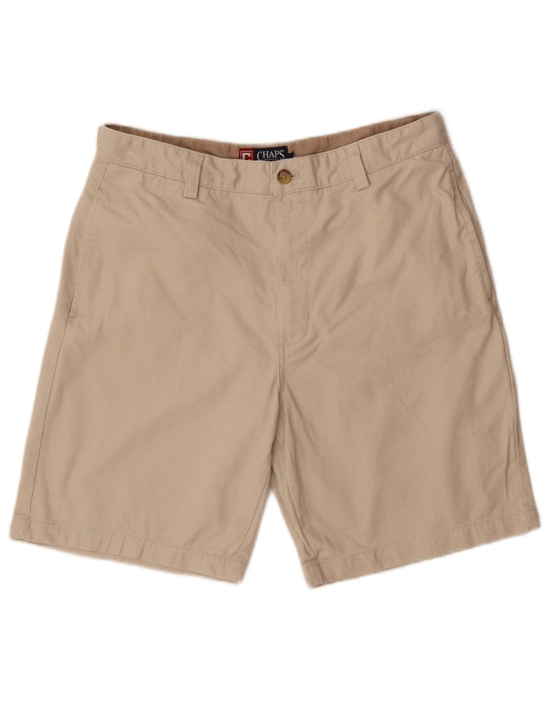 Chaps Herre Chino Shorts W34 Stor Beige Bomuld