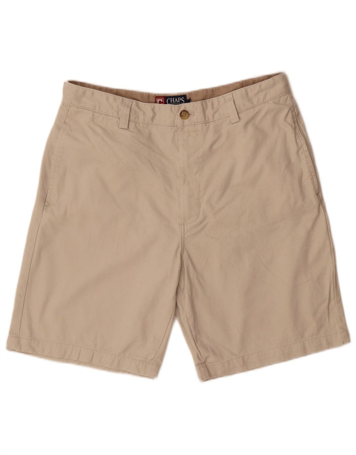 Chaps Herre Chino Shorts W34 Stor Beige Bomuld