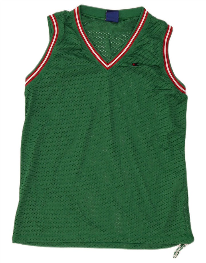 CHAMPION Damevest Top UK 14 Medium Green Polyester