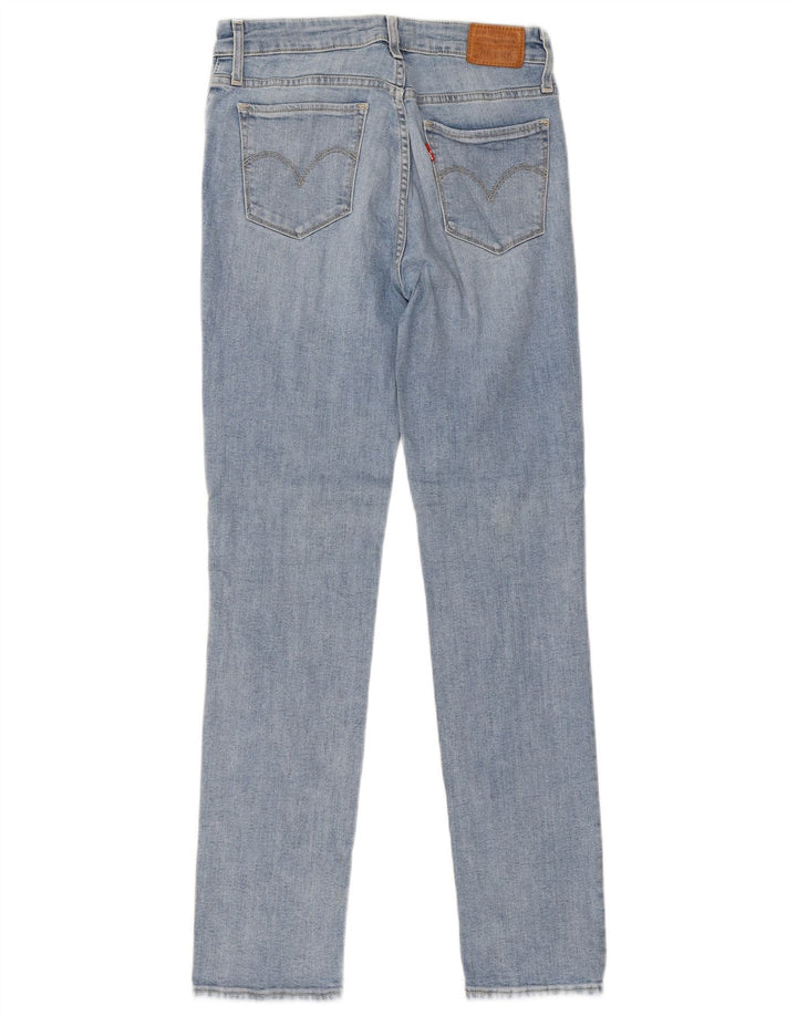 Levi's Dame 712 Slim Jeans W28 L30 Blå Bomuld