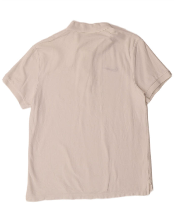 NIKE Polo Shirt til mænd, stor hvid
