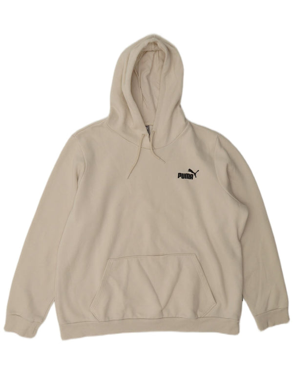 Puma hættetrøje til kvinder UK 18 XL Off White Bomuld
