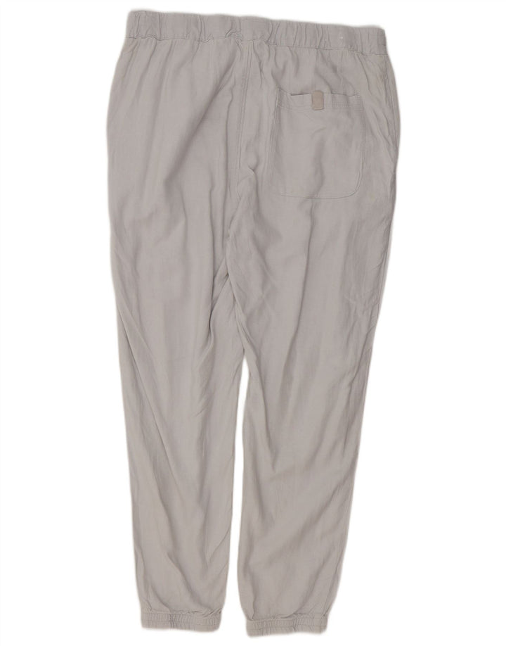 Zara Dame Joggers Chino Bukser Large W32 L28 Grå
