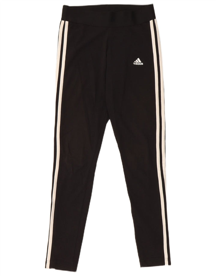 Adidas Dame Leggings UK 8/10 Small Black Bomuld