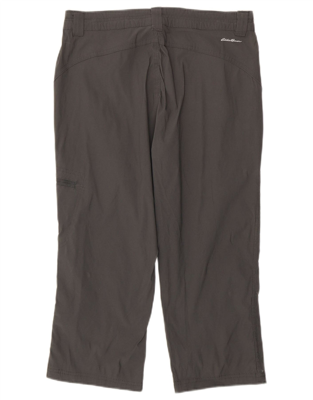 EDDIE BAUER Straight Cargo Capri Bukser til kvinder US 4 Small W30 L21 Grå