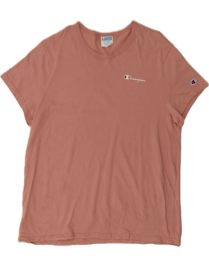 CHAMPION Mens T-Shirt Top 2XL Pink Cotton Vintage Champion and Second-Hand Champion from Messina Hembry 