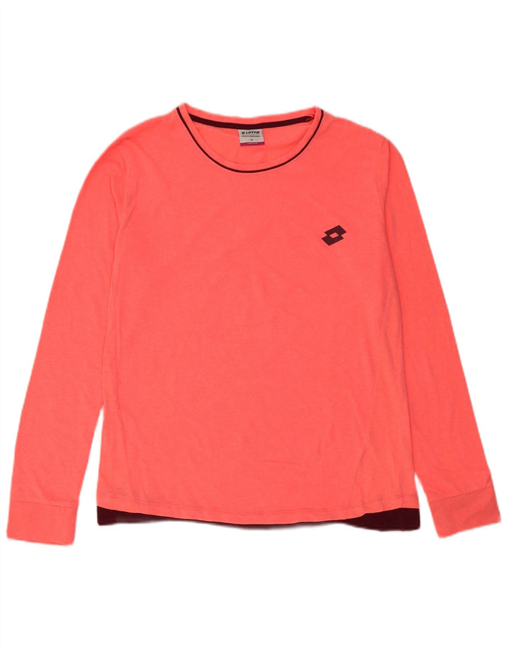 Lotto Dame Top Langærmet UK 14 Medium Pink Polyester