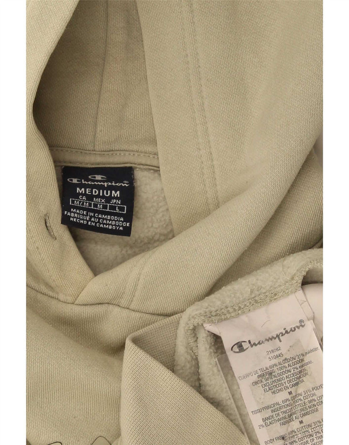 Champion Herre grafisk hættetrøje Jumper Medium Khaki Bomuld