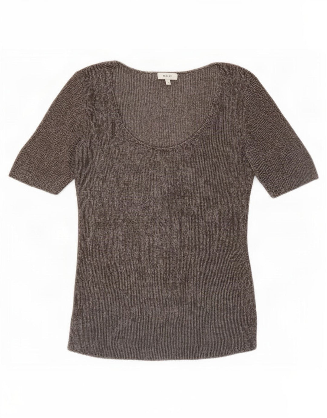 Reiss Damebluse Top UK 10 Small Grey Flecked