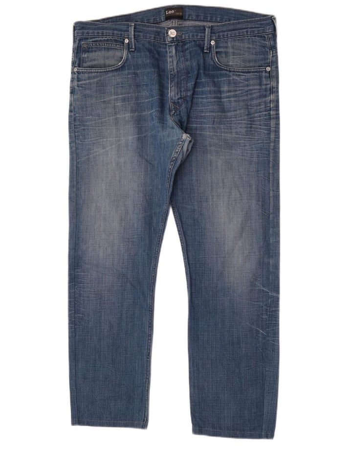 Lee Herre Zed Straight Jeans W38 L30 Blå Bomuld