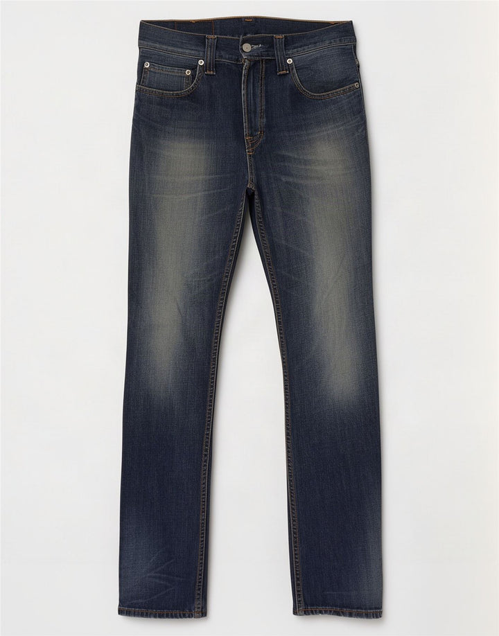 Levi's Herre 506 Straight Jeans W30 L34 Marineblå Bomuld