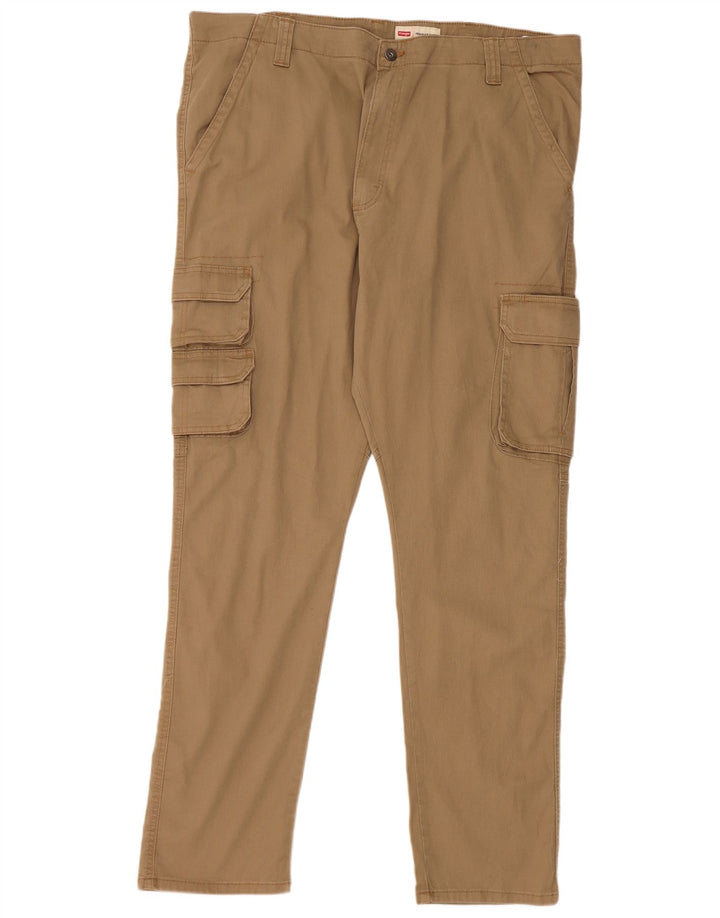 WRANGLER Herre Regular Tapered Cargo Bukser W40 L32 Beige Bomuld