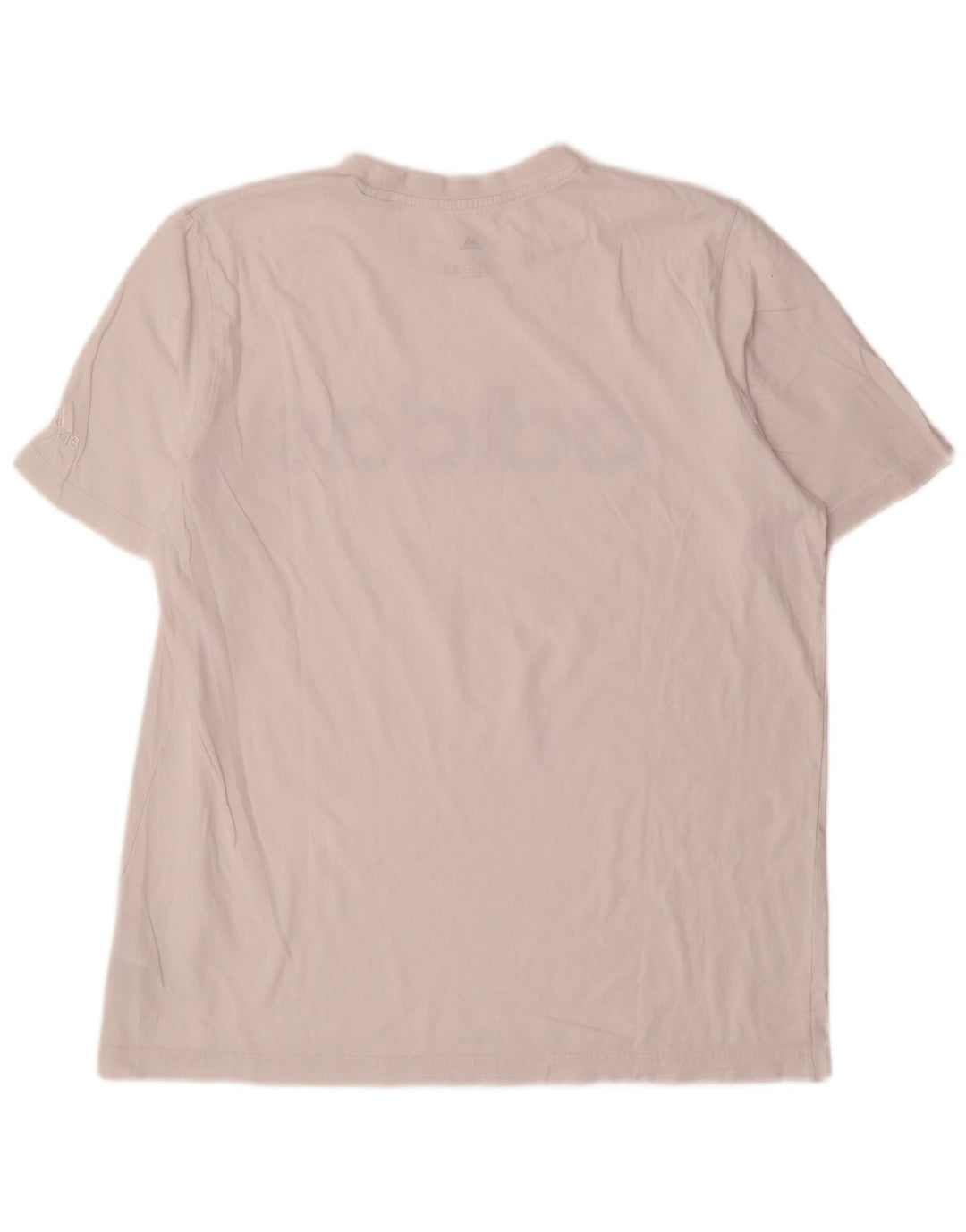 Adidas Grafisk T-shirt top til mænd, stor hvid bomuld