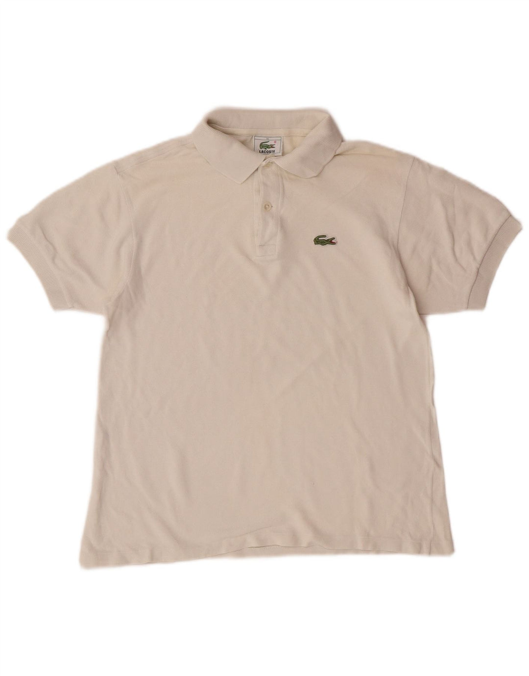 Lacoste drenge poloskjorte 13-14 år hvid bomuld