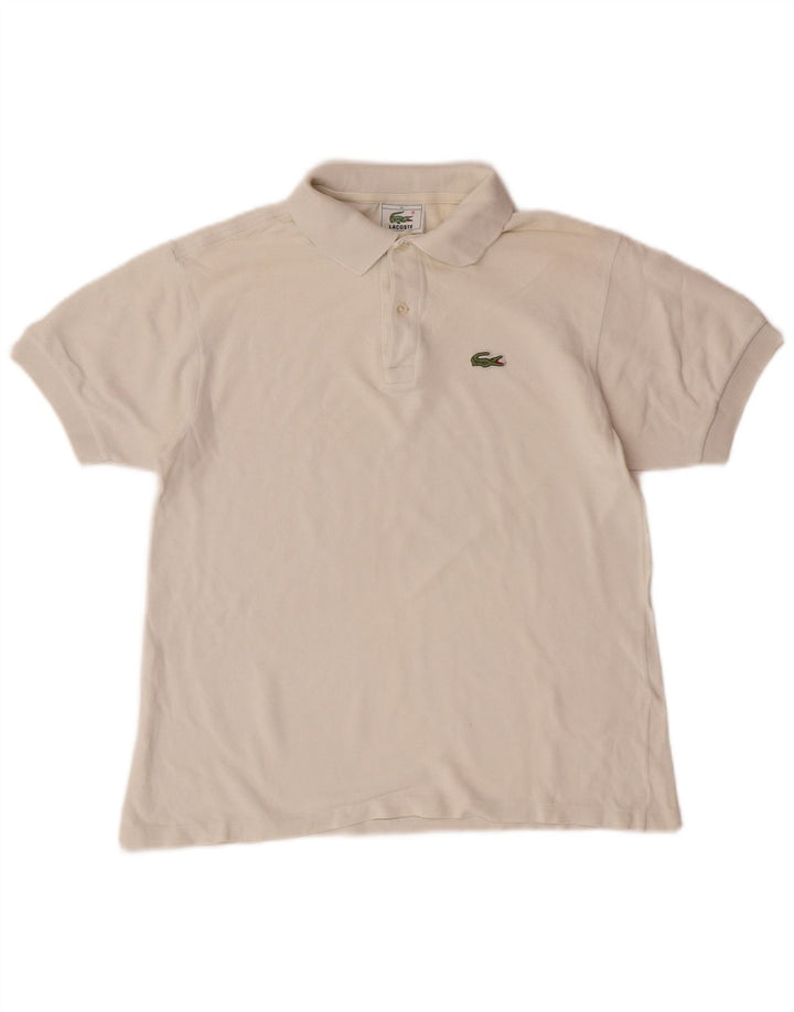Lacoste drenge poloskjorte 13-14 år hvid bomuld