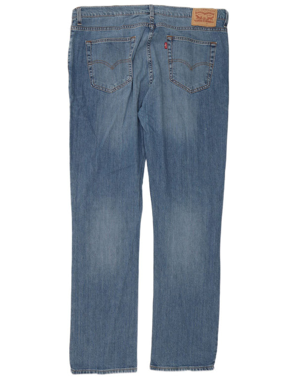 Levi's Slim Jeans til mænd W40 L34 blå bomuld