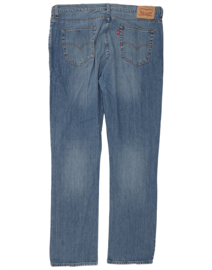 Levi's Slim Jeans til mænd W40 L34 blå bomuld