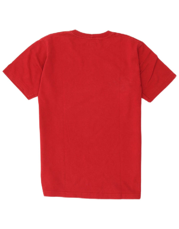 Carhartt Herre grafisk T-shirt Top Lille rød bomuld