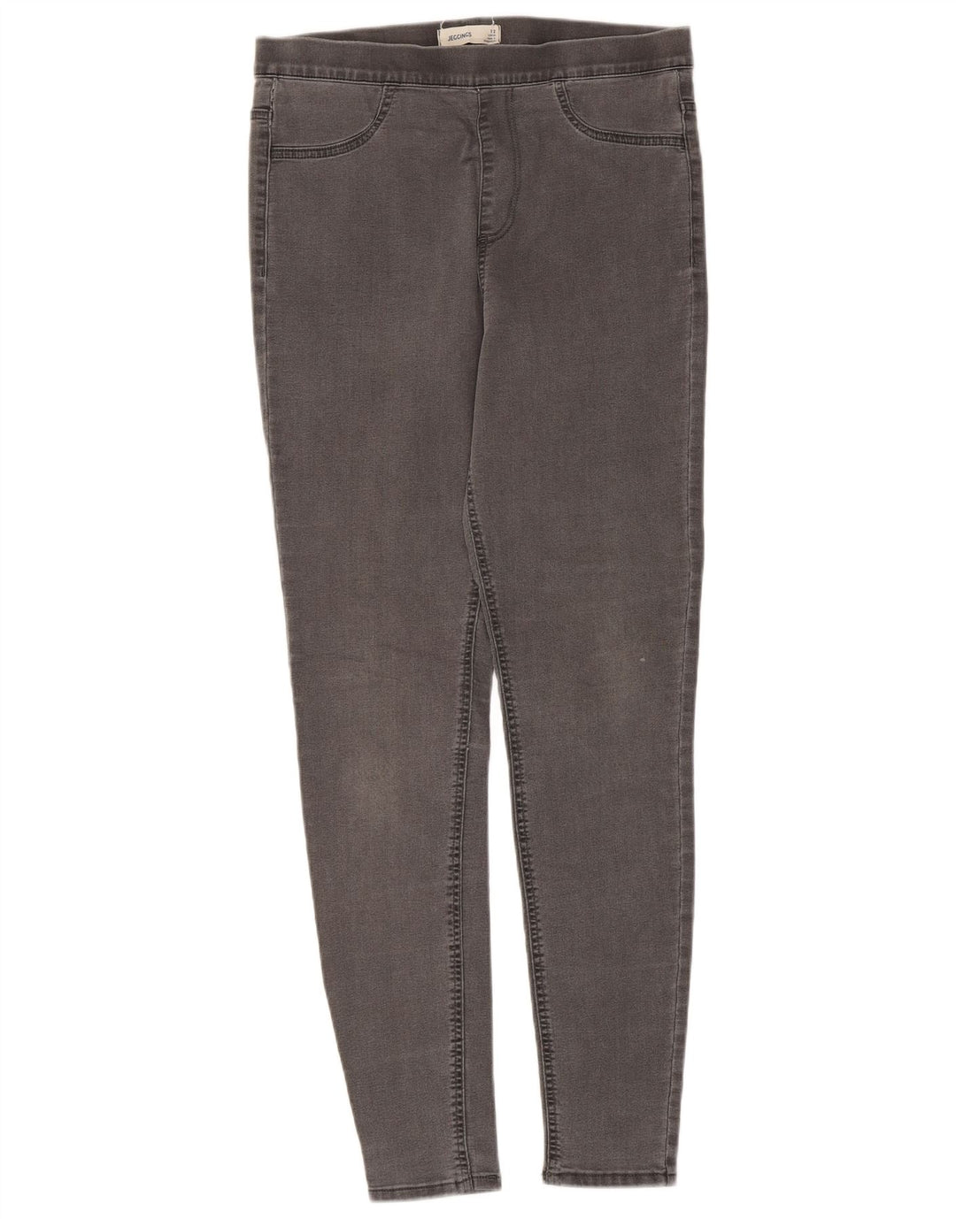 Marks & Spencer Dame Jegging Jeans UK 12 Medium W30 L28 Grå Bomuld