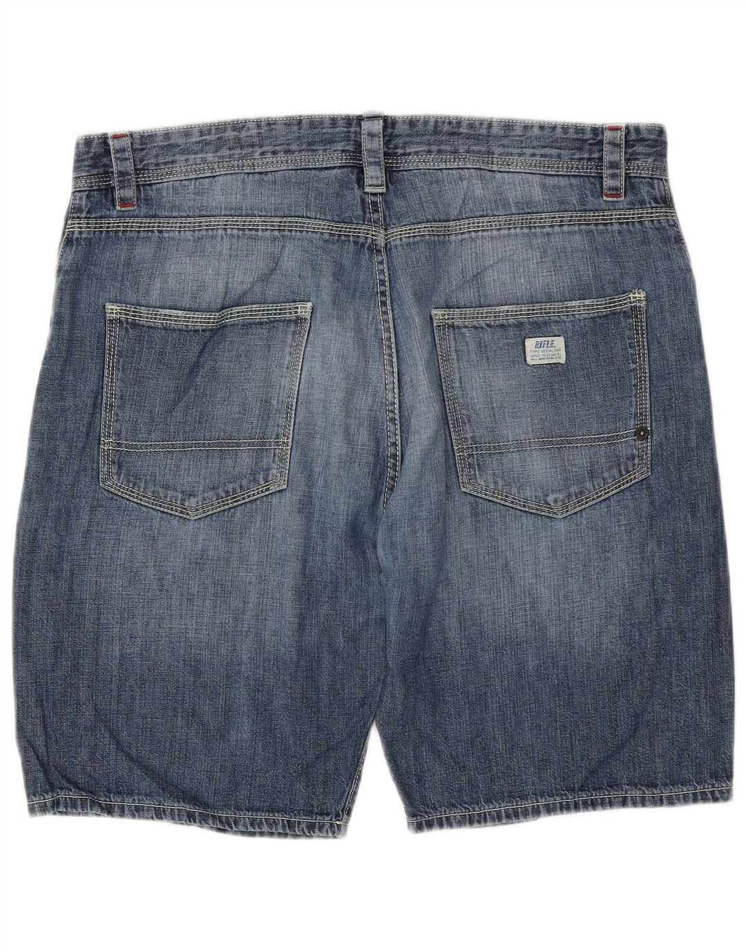 RIFLE Herre Denim Shorts W33 Medium Blue
