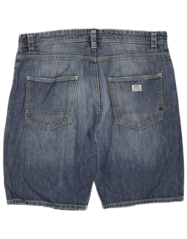 RIFLE Herre Denim Shorts W33 Medium Blue