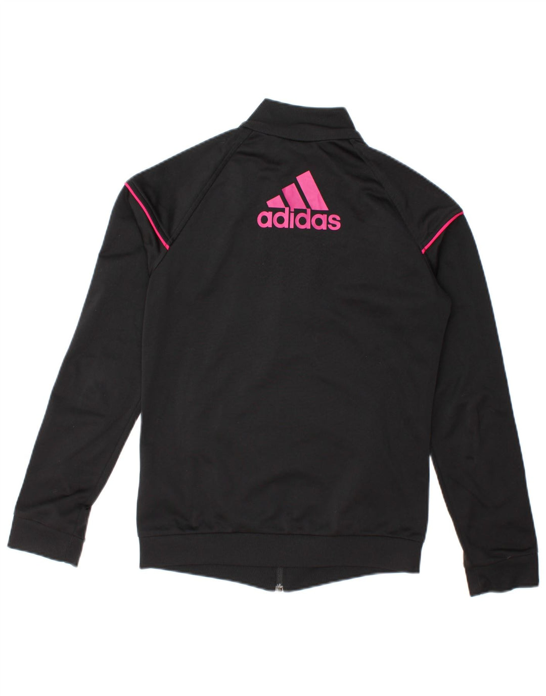 Adidas Grafisk træningsdragt topjakke til kvinder UK 8/10 Lille sort polyester